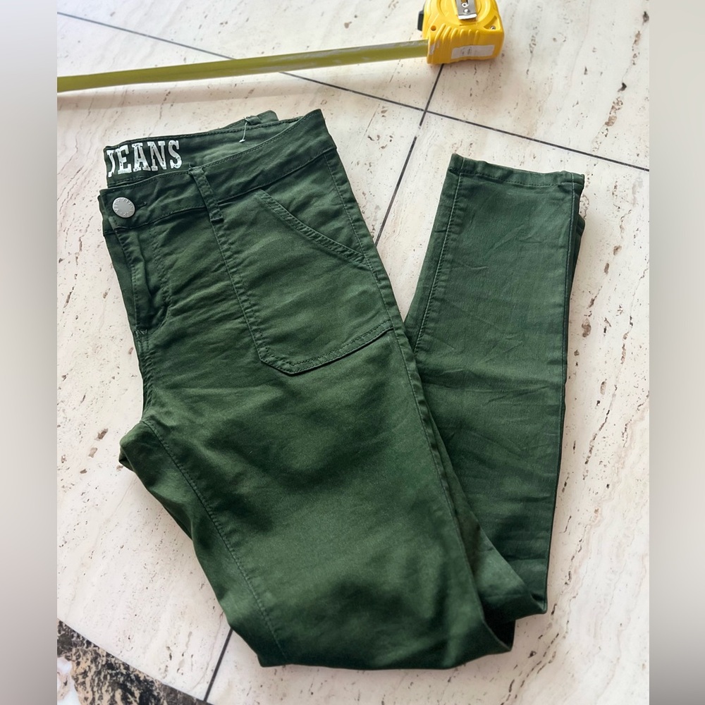 VIP Dark Green Skinny Jeans for Women